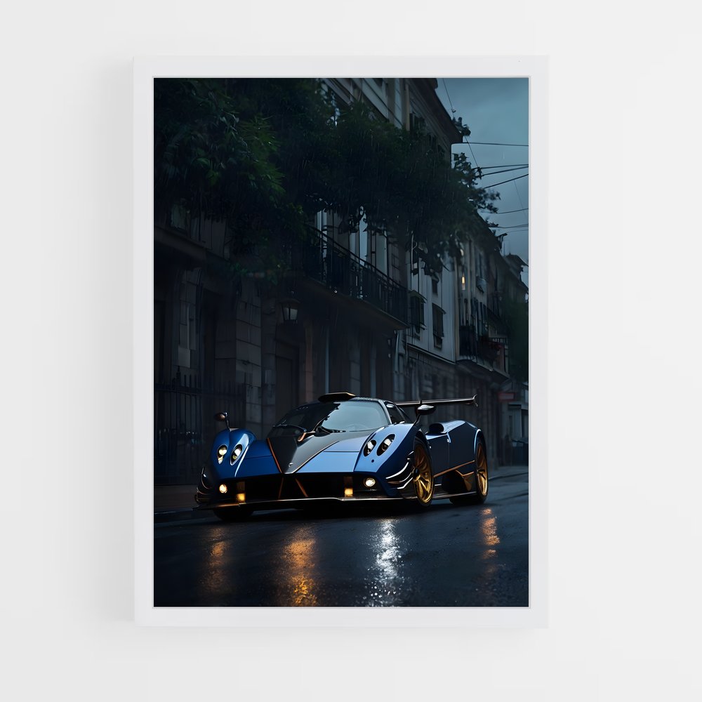 Poster Zonda Street Dream – affiche Pagani (vue 3)